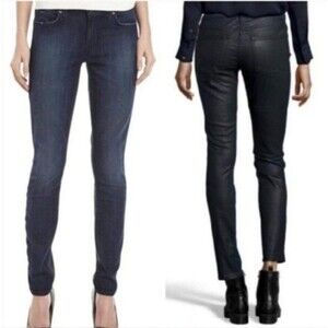 RICH & SKINNY Jeans  Women's  Size 26  SPLIT VICTORY Skinny 2-Tone Denim